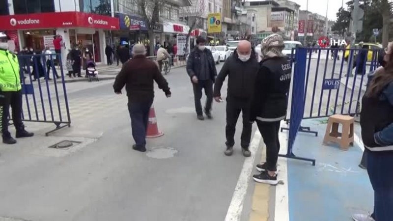 Vaka sayılarında düşüş başladı, kent maviye döndü