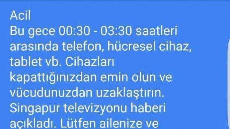 WhatsApp'tan gelen bu mesajı dikkate almayın