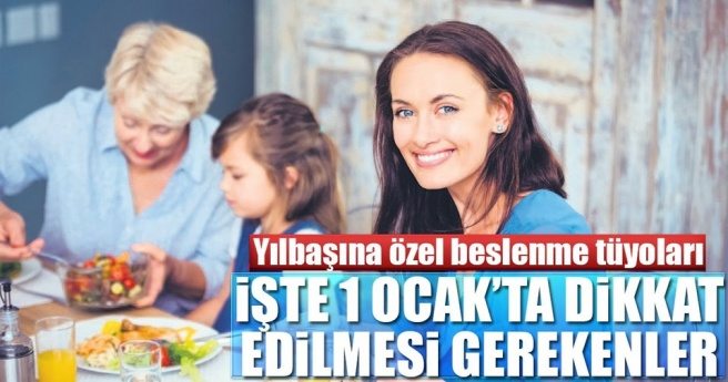 YILBAŞI ERTESİ BESLENME TÜYOLARI