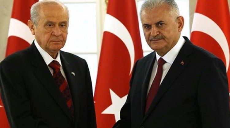 Yıldırım ile Bahçeli görüşmesi başladı